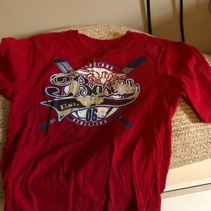 Athletic Works Red Baseball Graphic Tee